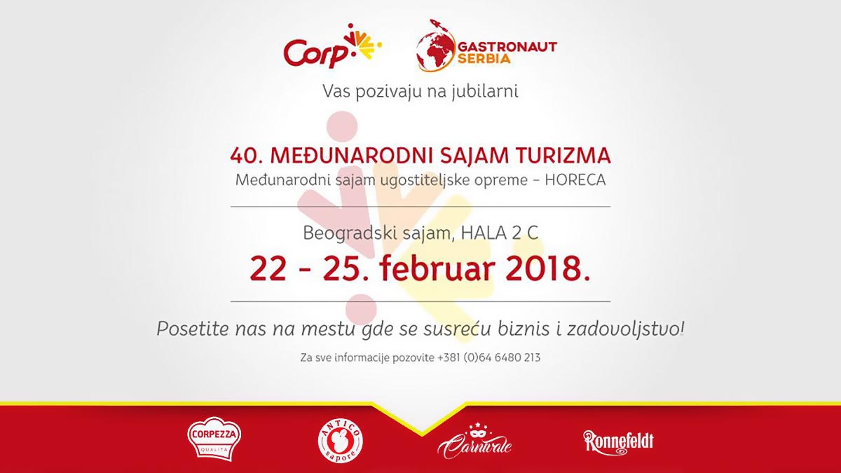 CORP JVJV - Sajam HORECA Beograd 2018