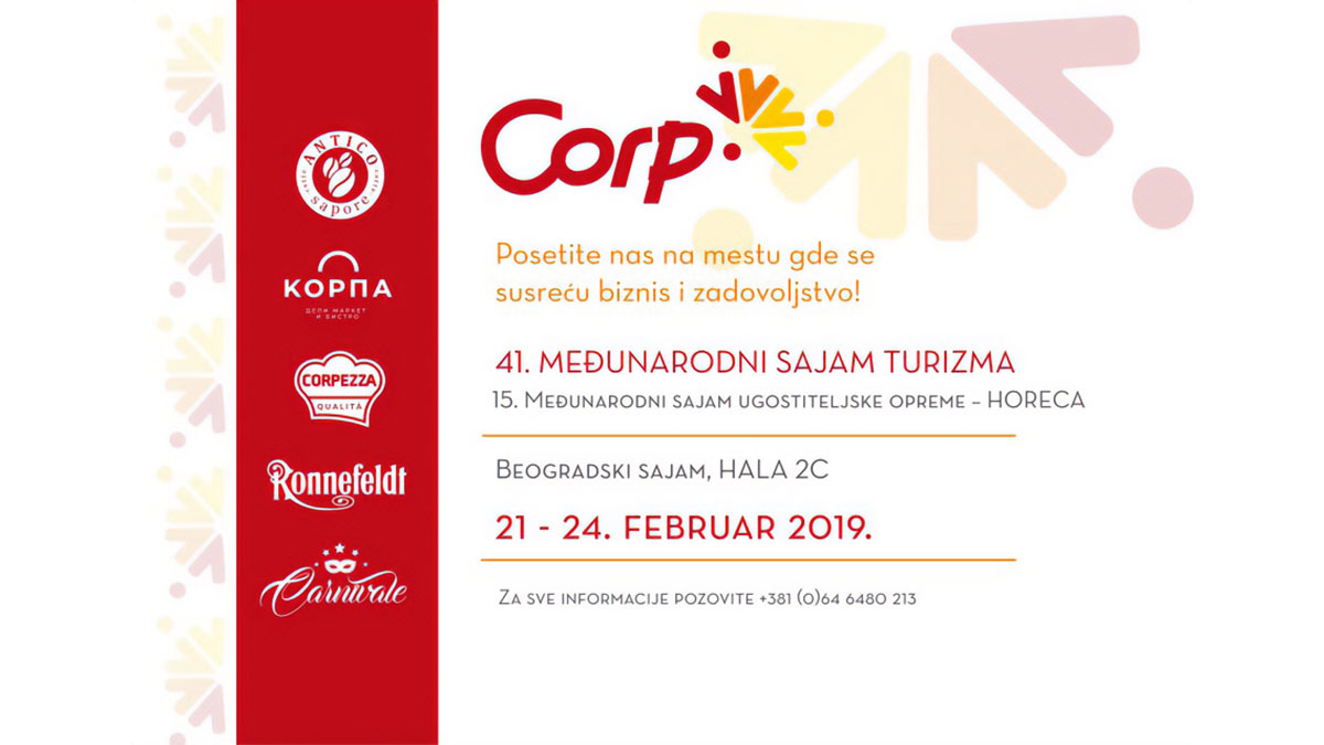 CORP JVJV - Sajam HoReCa Beograd 2019.